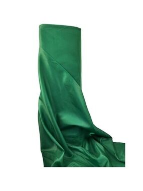 Emerald Green Nylon Lining Fabric 42 Wide Satin Finish By The Yard